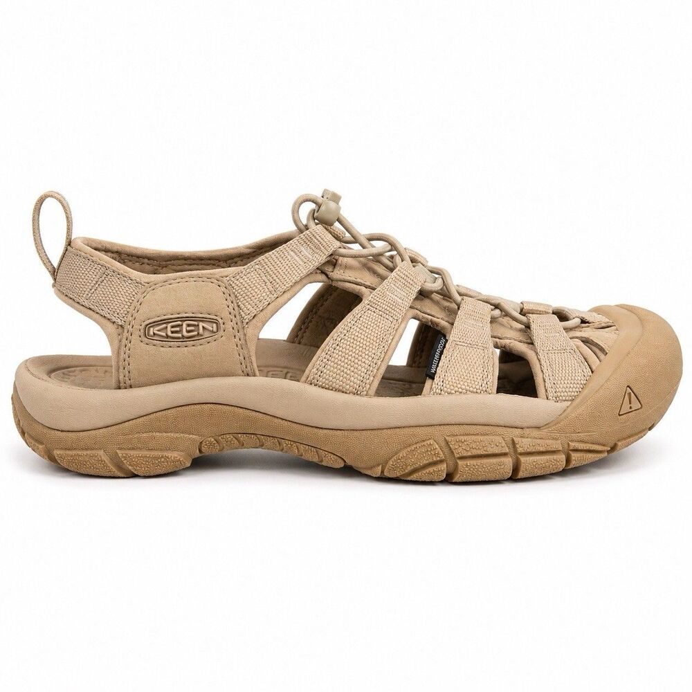 KEEN Newport H2 Sandals Men’s Size 8 Beige Waterproof Outdoor Hiking Shoes